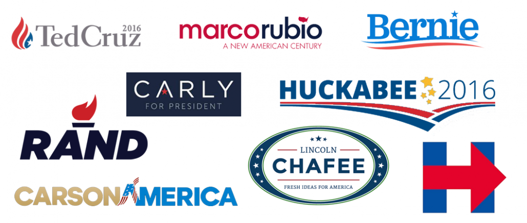 2016 Presidential Election Campaign Logos