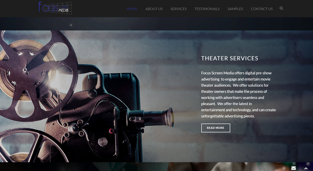 Focus Screen Media Theater Services