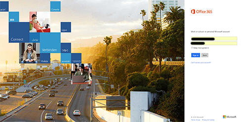 Log In to Office 365