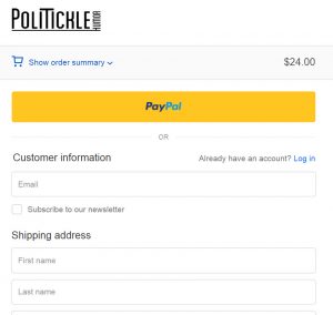 shopping cart sample