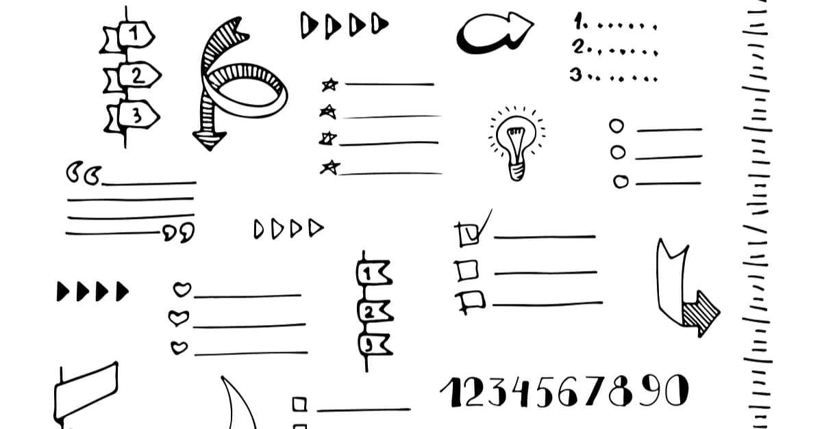 download bullet points for word